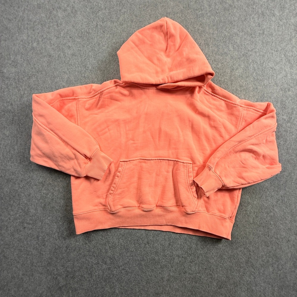 FP MOVEMENT Womens Peach Coral Relaxed Fit Pullover Hoodie Sweatshirt Size M